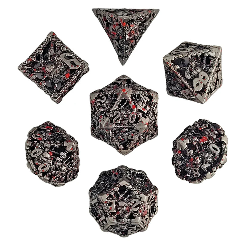 Forged Gaming: Metal 7-Die Set - "Orox Sees Blood" Dice & Gaming Accessories Forged Gaming