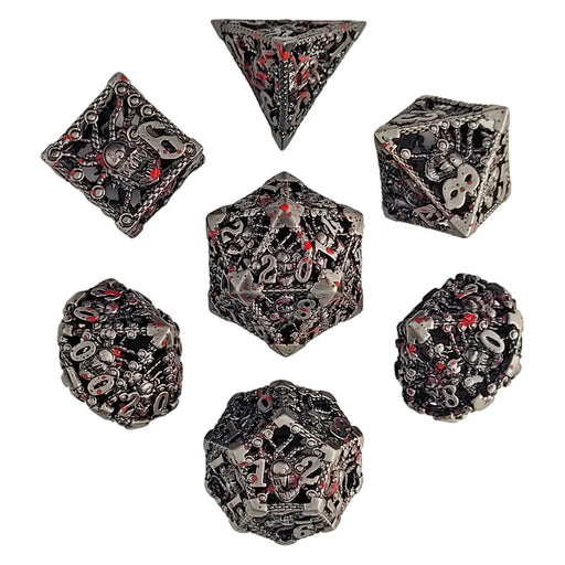 Forged Gaming: Metal 7-Die Set - "Orox Sees Blood" Dice & Gaming Accessories Forged Gaming