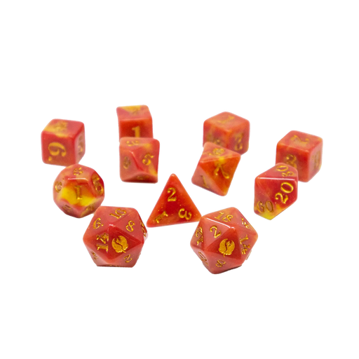 The Field Guide to Floral Dragons: 7-Die Dice Set - Bloom Pink Dice & Gaming Accessories Hit Point Press