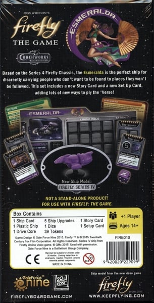 Firefly: The Game - Esmeralda Board Games Gale Force Nine