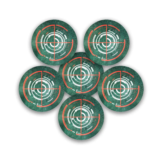 Frontline Gaming: Objective Markers - Graveyard (Orange) Terrain FLG   