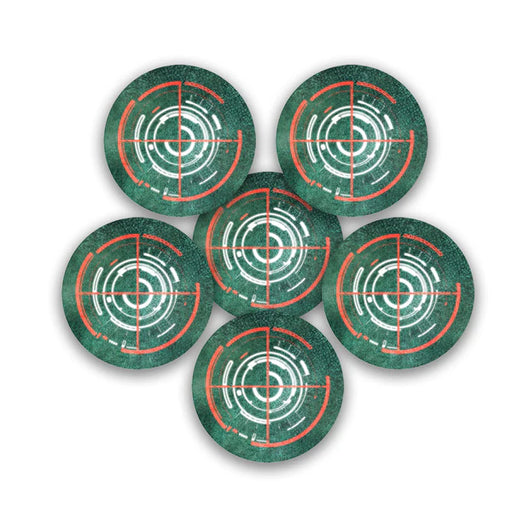 Frontline Gaming: Objective Markers - Graveyard (Orange) Terrain FLG   