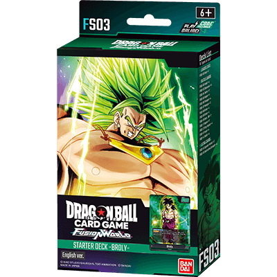 Dragon Ball Super: Fusion World - Starter Deck [DBS-FS03] (Broly) Dragon Ball Super Sealed Dragon Ball Super   