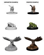Wizkids Unpainted Minis W4: Familiars Unpainted Miniatures WizKids