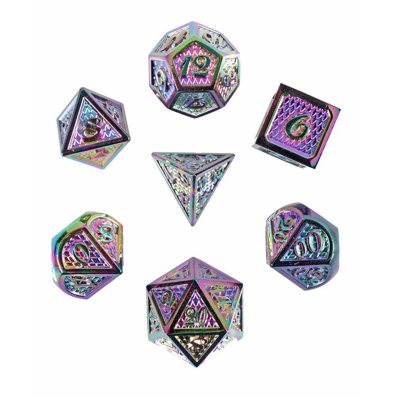 Forged Gaming: Metal 7-Die Set - "Fey Fatale" Dice & Gaming Accessories Forged Gaming