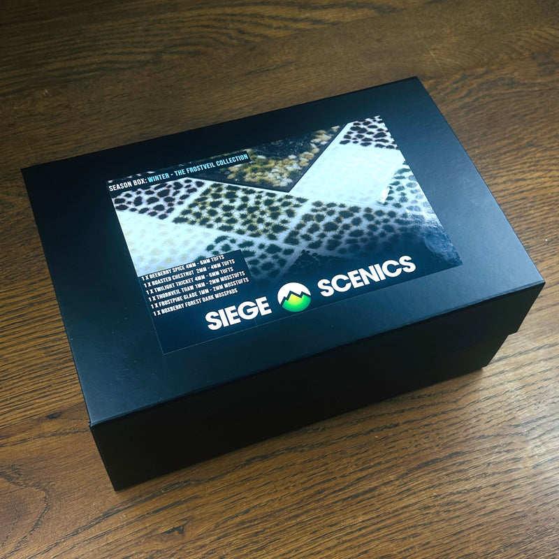 Siege Scenics: The Frostveil Collection Box - Winter Basing Materials Siege Scenics