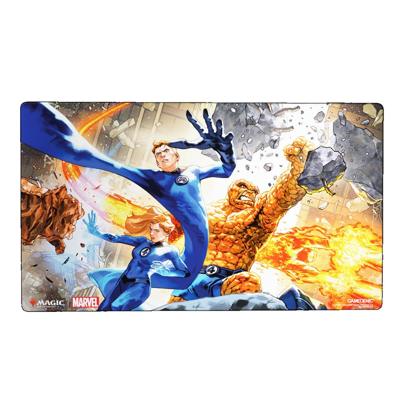 Gamegenic: Shiny Prime Playmat - "The Fantastic Four" MTG Marvel Super Heroes Playmats Gamegenic