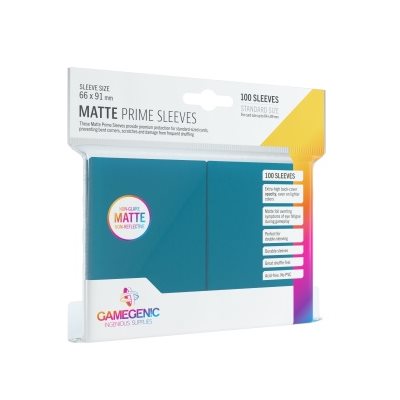 Gamegenic: Matte Prime Sleeves - Blue 100Ct Card Sleeves Gamegenic