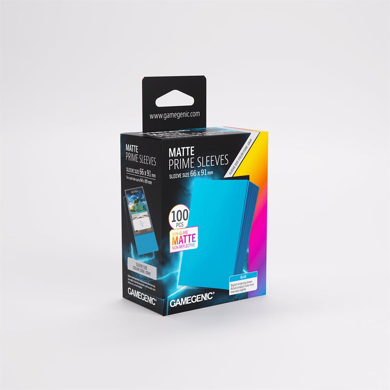 Gamegenic: Matte Prime Sleeves - Blue 100Ct Card Sleeves Gamegenic