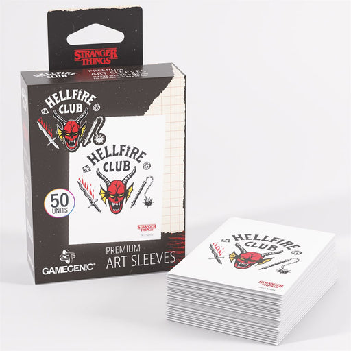 Gamegenic: Art Sleeves - "Hellfire Club" Stranger Things 50Ct Card Sleeves Gamegenic