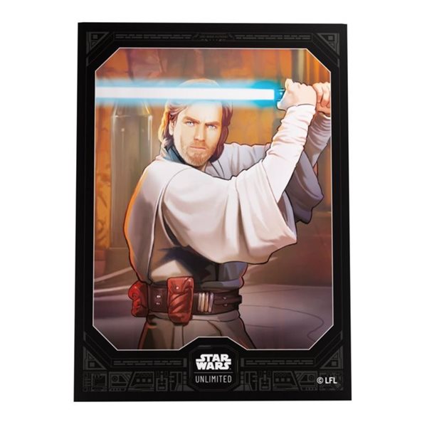 Gamegenic: Art Sleeves - "Obi-Wan Kenobi" Star Wars: Unlimited 60Ct Card Supplies & Accesories Gamegenic   