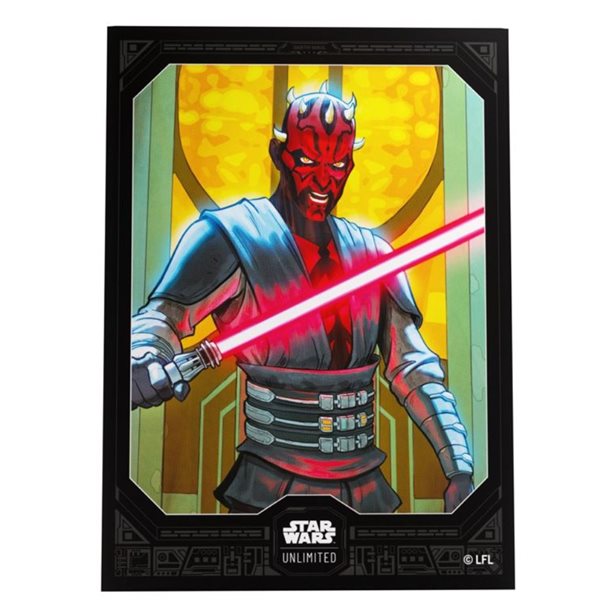 Gamegenic: Art Sleeves - "Darth Maul" Star Wars: Unlimited 60Ct Card Supplies & Accesories Gamegenic   