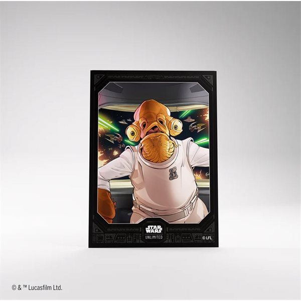 Gamegenic: Art Sleeves - "Admiral Ackbar" Star Wars: Unlimited 60Ct Card Sleeves Gamegenic