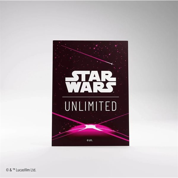 Gamegenic: Art Sleeves - "Space Magenta" Star Wars: Unlimited 60Ct Card Sleeves Gamegenic