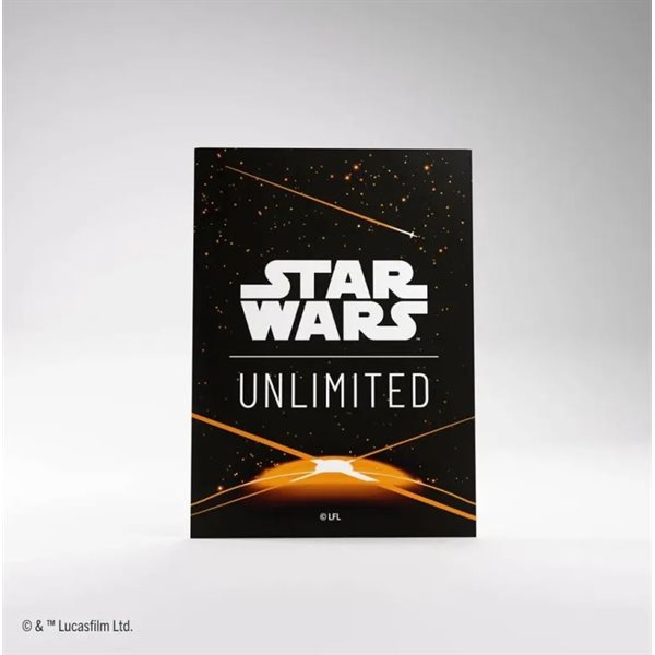 Gamegenic: Art Sleeves - "Space Orange" Star Wars: Unlimited 60Ct Card Sleeves Gamegenic
