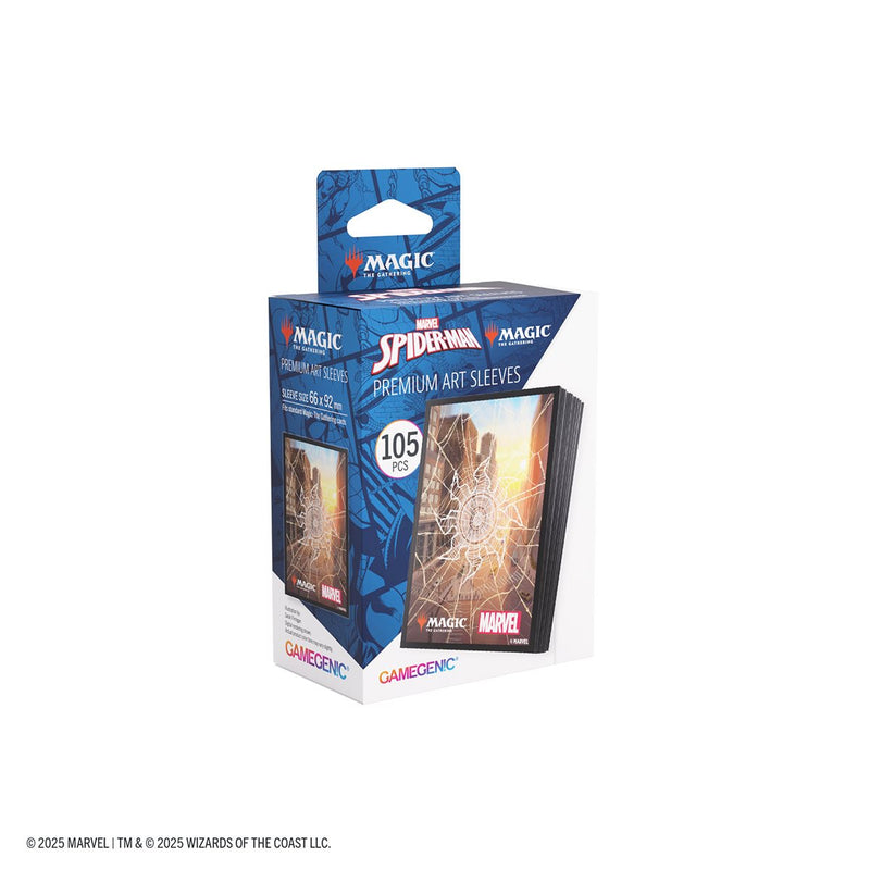 Gamegenic: Premium Art Matte Sleeves - "Plains" MTG Marvel's Spider-Man 105Ct Card Sleeves Gamegenic
