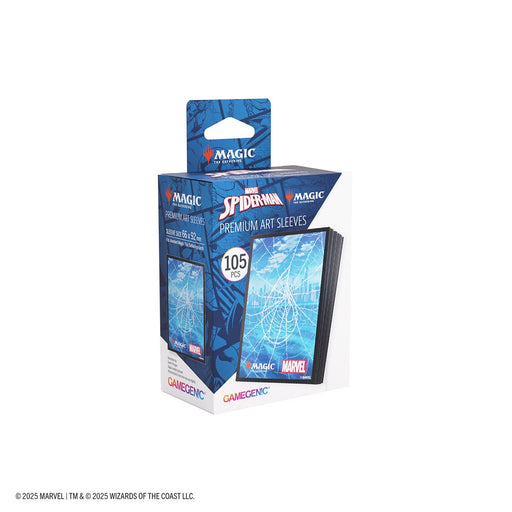 Gamegenic: Premium Art Matte Sleeves - "Island" MTG Marvel's Spider-Man 105Ct Card Sleeves Gamegenic
