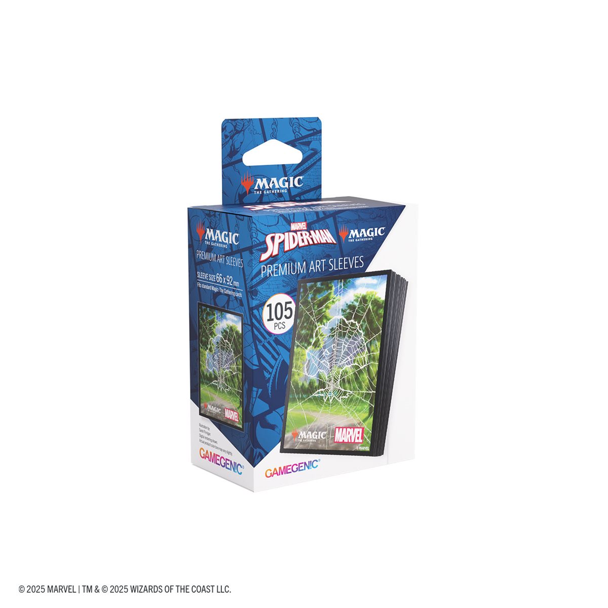 Gamegenic: Premium Art Matte Sleeves - "Forest" MTG Marvel's Spider-Man 105Ct Card Sleeves Gamegenic