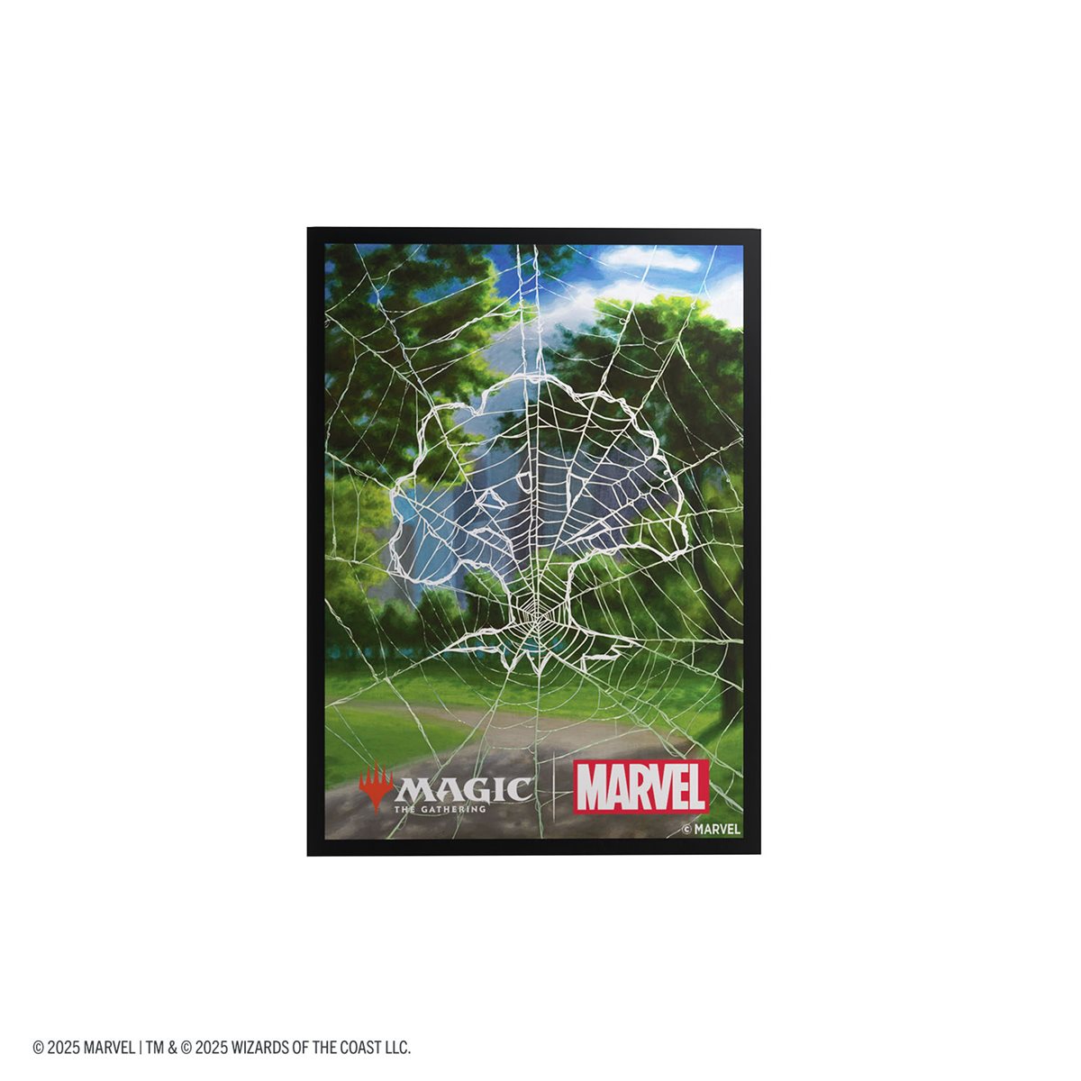 Gamegenic: Premium Art Matte Sleeves - "Forest" MTG Marvel's Spider-Man 105Ct Card Sleeves Gamegenic