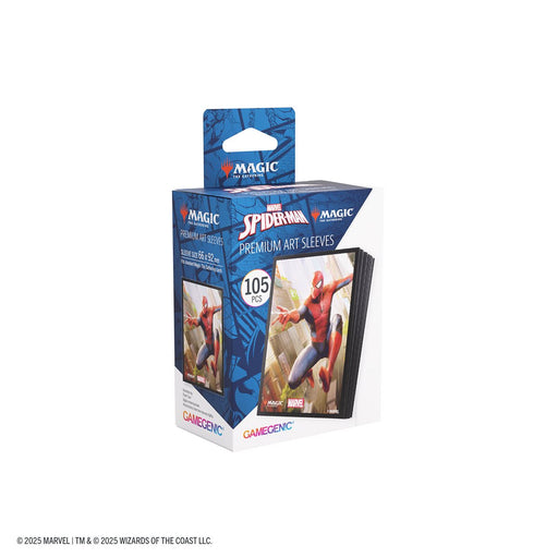 Gamegenic: Premium Art Matte Sleeves - "Spider-Man" MTG Marvel's Spider-Man 105Ct Card Sleeves Gamegenic