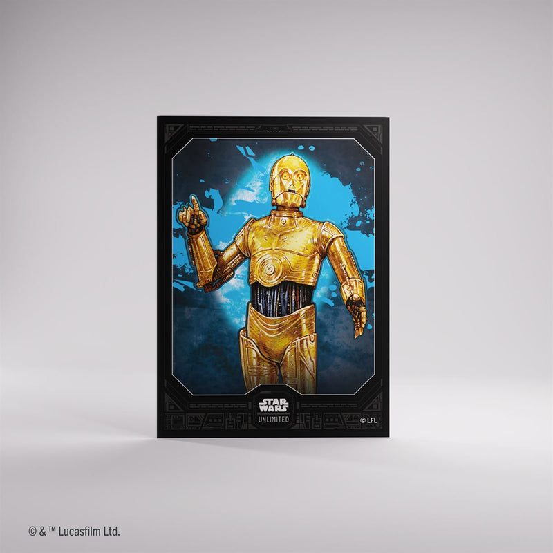 Gamegenic: Art Sleeves - "C-3PO" Star Wars: Unlimited 60Ct Card Sleeves Gamegenic