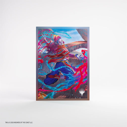 Gamegenic: Premium Art Matte Sleeves - "Rootha, Mastering the Moment" MTG Secrets of Strixhaven 105Ct Card Sleeves Gamegenic