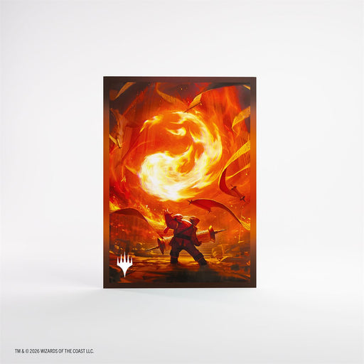 Gamegenic: Premium Art Matte Sleeves - "Mountain" MTG Secrets of Strixhaven 105Ct Card Sleeves Gamegenic