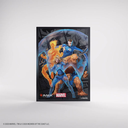 Gamegenic: Premium Art Matte Sleeves - "Fantastic Four" MTG Marvel Super Heroes 105Ct Card Sleeves Gamegenic