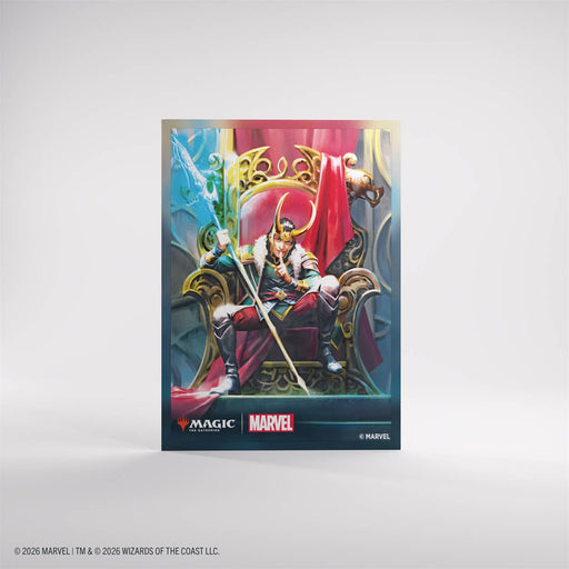 Gamegenic: Premium Art Matte Sleeves - "Loki Laufeyson" MTG Marvel Super Heroes 105Ct Card Sleeves Gamegenic