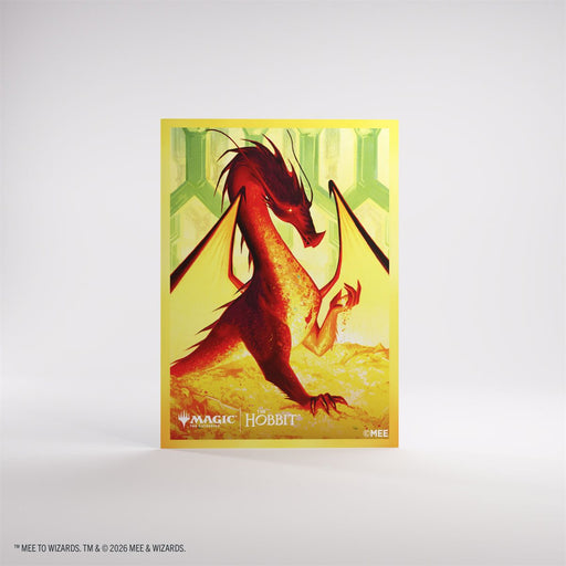 Gamegenic: Premium Art Matte Sleeves - "Smaug, The Golden" MTG The Hobbit 105Ct Card Sleeves Gamegenic