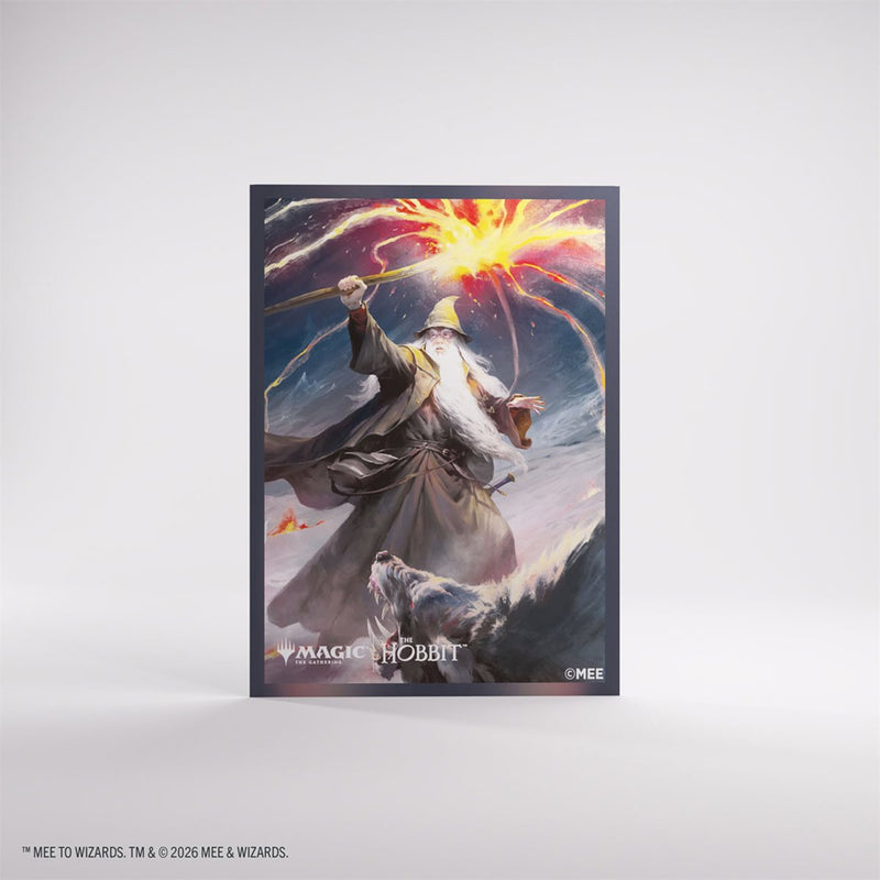 Gamegenic: Premium Art Matte Sleeves - "Gandalf, Shadow's Foe" MTG The Hobbit 105Ct Card Sleeves Gamegenic