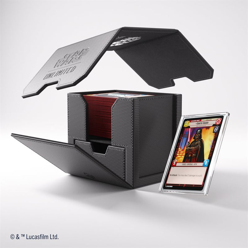 Gamegenic: Deck Pod 60+ - "Villainy Black" Star Wars: Unlimited Deck Boxes & Storage Gamegenic