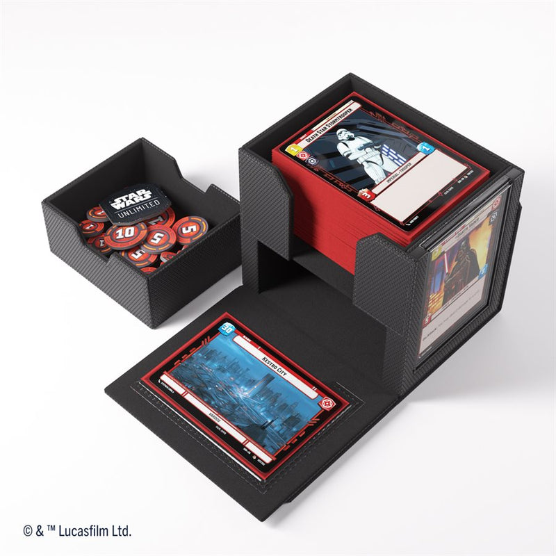 Gamegenic: Deck Pod 60+ - "Villainy Black" Star Wars: Unlimited Deck Boxes & Storage Gamegenic