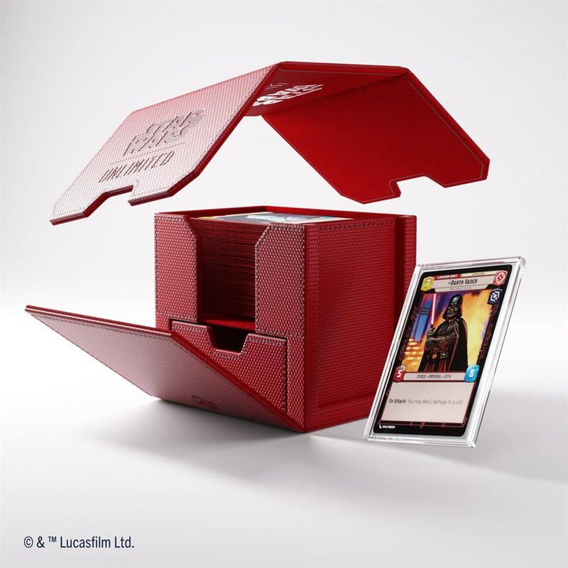 Gamegenic: Deck Pod 60+ - "Aggression Red" Star Wars: Unlimited Deck Boxes & Storage Gamegenic