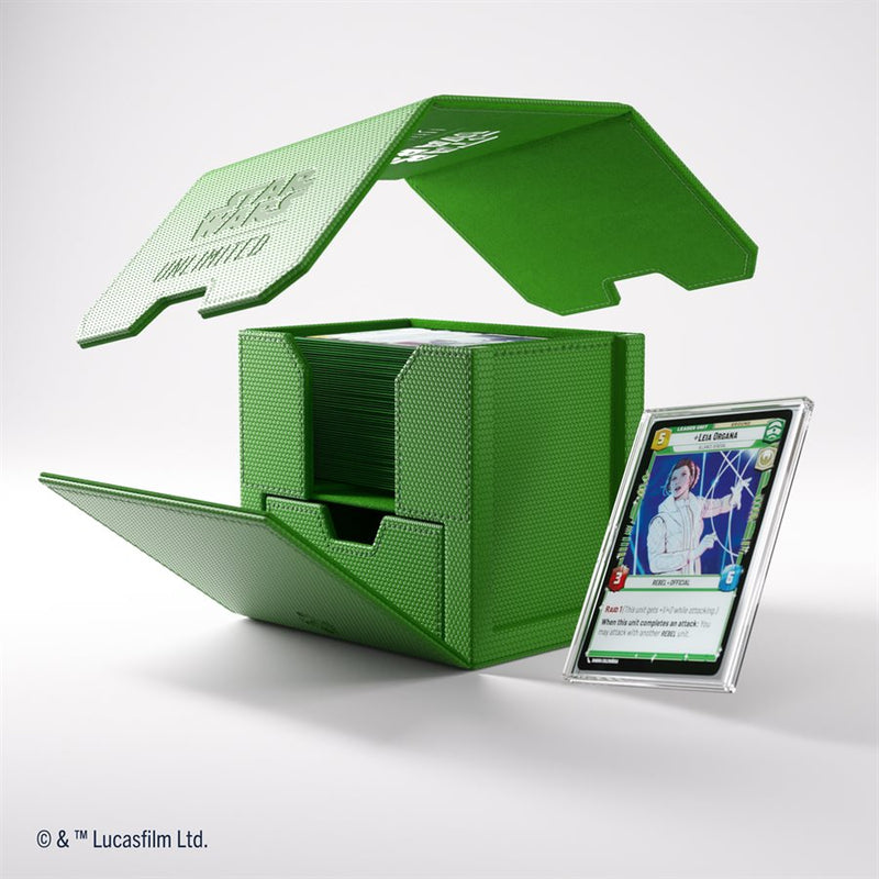 Gamegenic: Deck Pod 60+ - "Command Green" Star Wars: Unlimited Deck Boxes & Storage Gamegenic