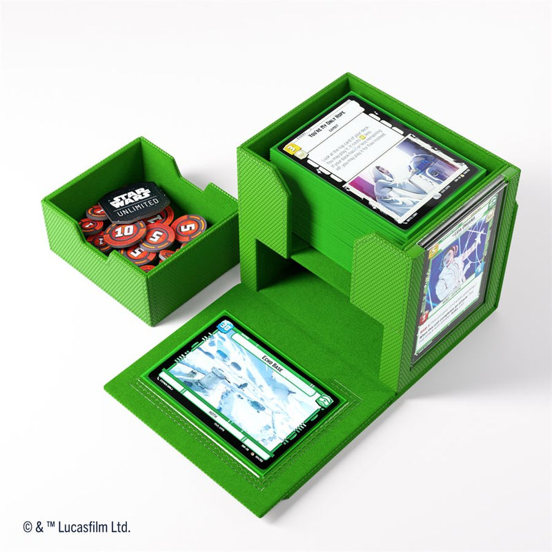 Gamegenic: Deck Pod 60+ - "Command Green" Star Wars: Unlimited Deck Boxes & Storage Gamegenic