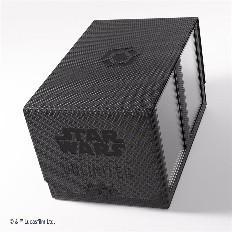 Gamegenic: Double Deck Pod 120+ - "Villainy Black" Star Wars: Unlimited Deck Boxes & Storage Gamegenic