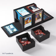 Gamegenic: Double Deck Pod 120+ - "Villainy Black" Star Wars: Unlimited Deck Boxes & Storage Gamegenic
