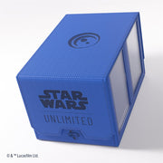 Gamegenic: Double Deck Pod 120+ - "Vigilance Blue" Star Wars: Unlimited Deck Boxes & Storage Gamegenic