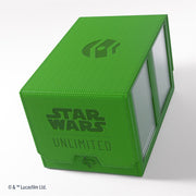 Gamegenic: Double Deck Pod 120+ - "Command Green" Star Wars: Unlimited Deck Boxes & Storage Gamegenic