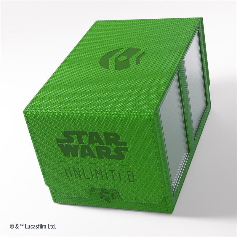 Gamegenic: Double Deck Pod 120+ - "Command Green" Star Wars: Unlimited Deck Boxes & Storage Gamegenic