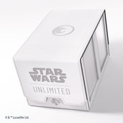 Gamegenic: Double Deck Pod 120+ - "Heroism White" Star Wars: Unlimited Deck Boxes & Storage Gamegenic