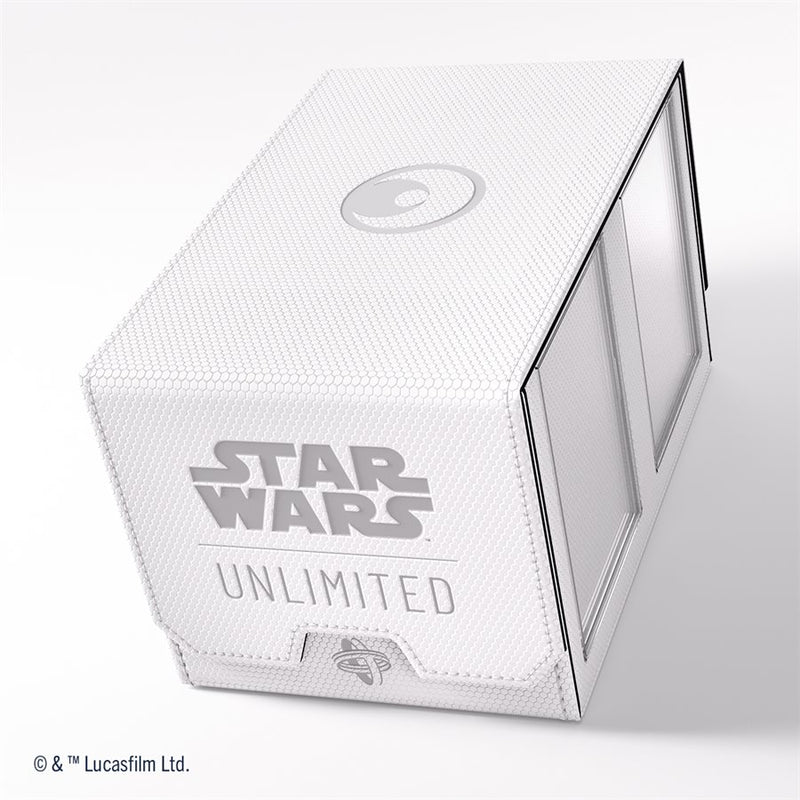 Gamegenic: Double Deck Pod 120+ - "Heroism White" Star Wars: Unlimited Deck Boxes & Storage Gamegenic