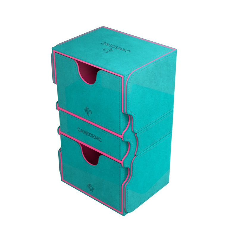 Gamegenic: Stronghold 200+ XL Convertible - Teal/Pink Deck Boxes & Storage Gamegenic