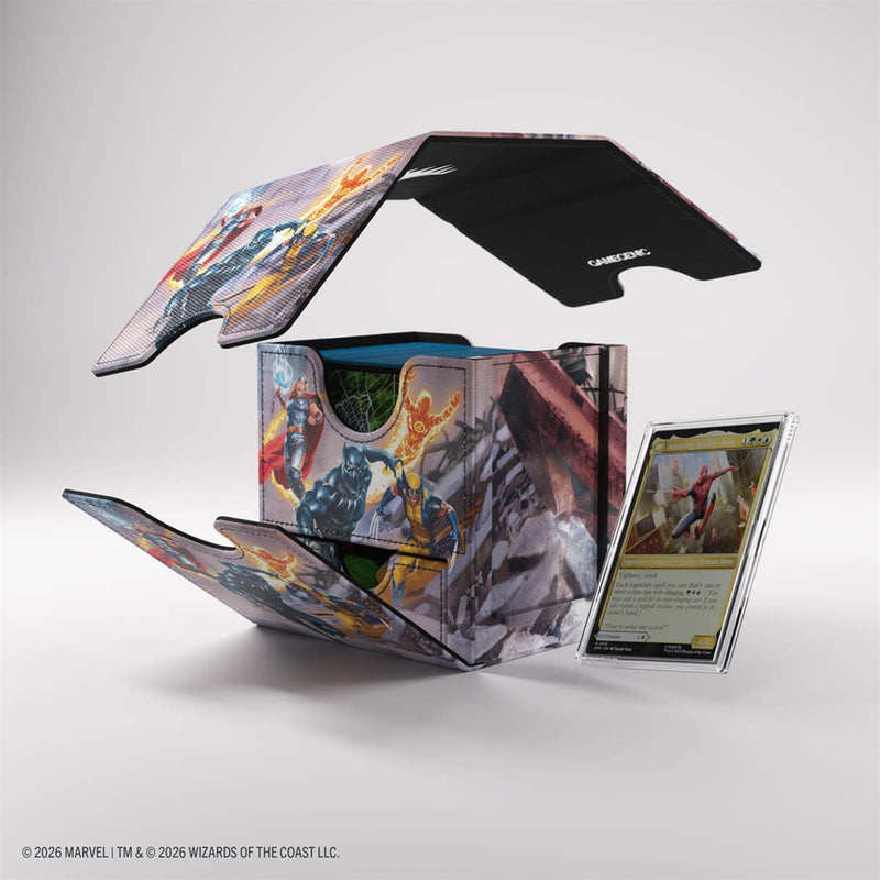 Gamegenic: Sidekick PRO 100+ XL - "Marvel Super Heroes" MTG Deck Boxes & Storage Gamegenic