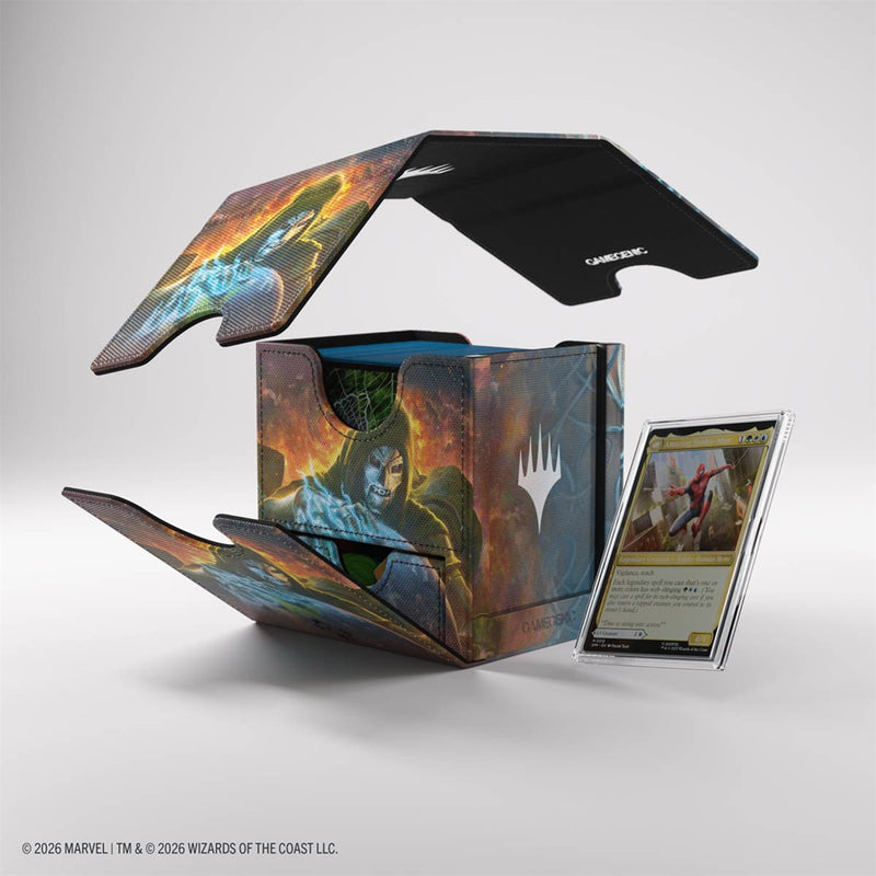 Gamegenic: Sidekick PRO 100+ XL - "Doom Reigns Supreme / Loki Laufeyson" MTG Marvel Super Heroes Deck Boxes & Storage Gamegenic