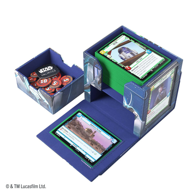 Gamegenic: Deck Pod 60+ - "Jedi Luke Skywalker & Emperor Palpatine" Star Wars: Unlimited