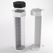 Gamegenic: Game Castle Add-On - White Tube Holder w/Clear Playmat Tube Deck Boxes & Storage Gamegenic