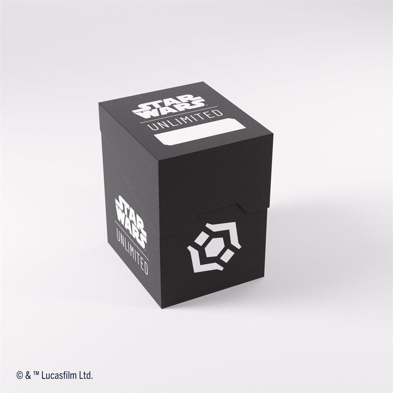 Gamegenic: Soft Crate 60+ - "Villainy Black / White" Star Wars: Unlimited Deck Boxes & Storage Gamegenic