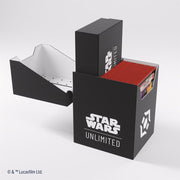 Gamegenic: Soft Crate 60+ - "Villainy Black / White" Star Wars: Unlimited Deck Boxes & Storage Gamegenic